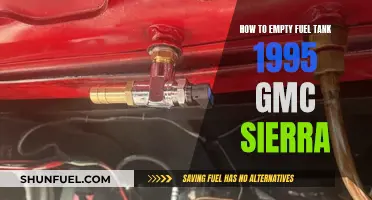Draining the Fuel Tank of a 1995 GMC Sierra