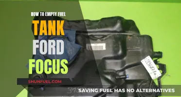 Draining a Ford Focus Fuel Tank: Step-by-Step Guide