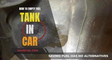 Emptying Your Car's Fuel Tank: A Step-by-Step Guide