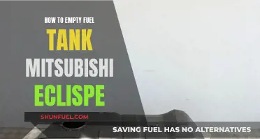 Draining the Mitsubishi Eclipse Fuel Tank: A Step-by-Step Guide