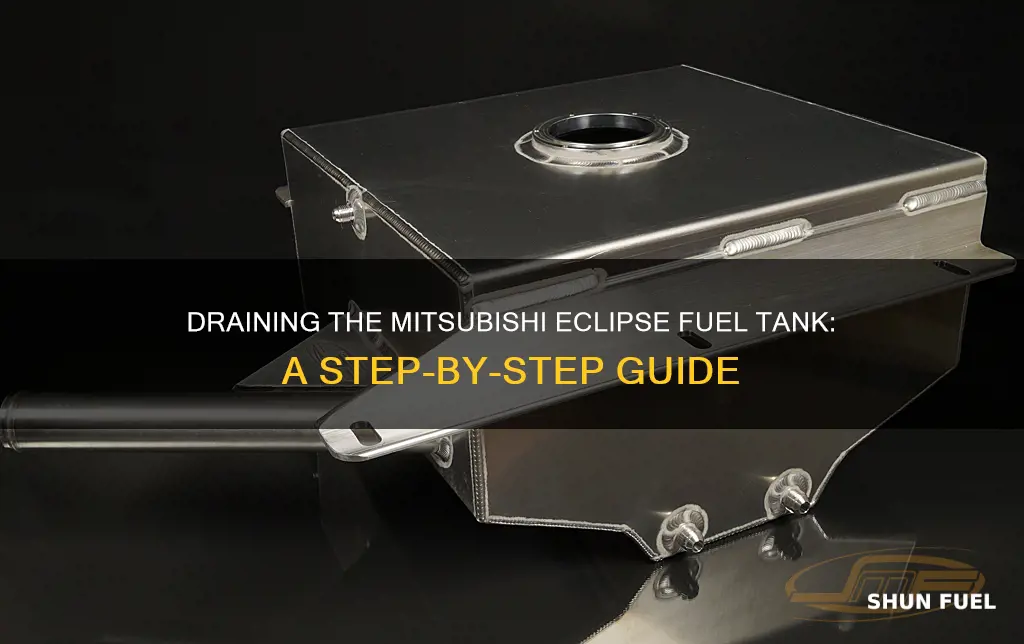how to empty fuel tank mitsubishi eclispe