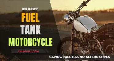 Motorcycle Fuel Tank: Draining and Refilling Guide