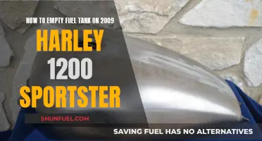 Draining a 2009 Harley 1200 Sportster: Step-by-Step Guide