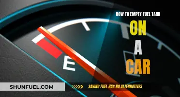 Emptying Your Car's Fuel Tank: A Step-by-Step Guide