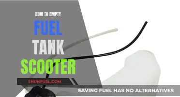 Draining Your Scooter's Fuel Tank: A Step-by-Step Guide