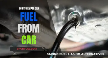 Draining Old Fuel from Your Car: A Step-by-Step Guide