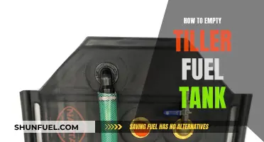 Draining a Tiller Fuel Tank: Step-by-Step Guide