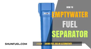 Efficiently Emptying Your Water Fuel Separator: A Step-by-Step Guide