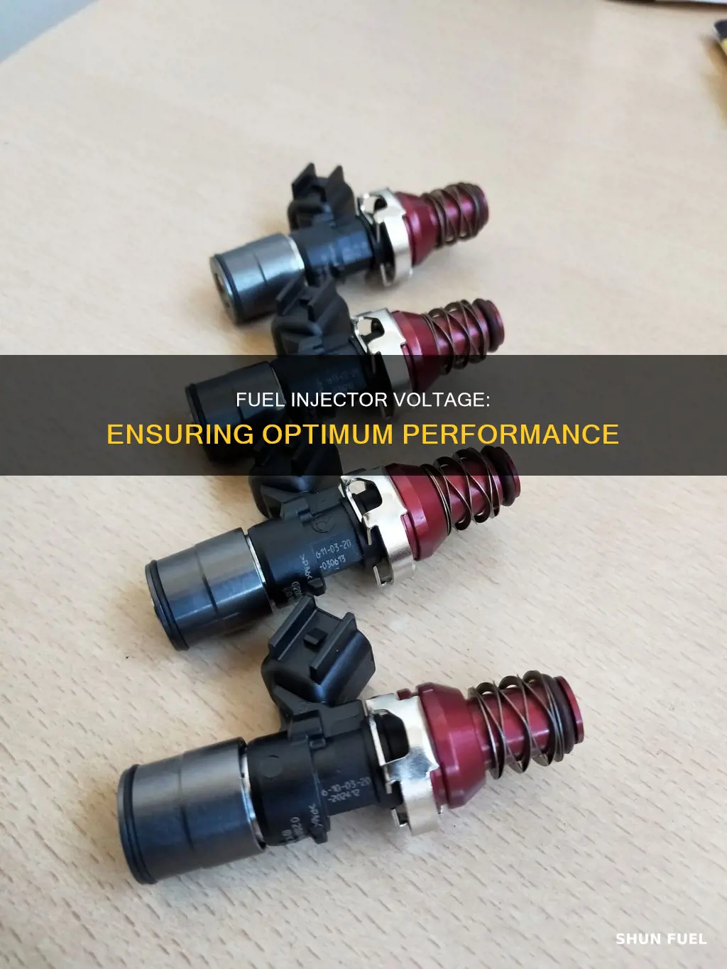 how to ensure fuel injectors are receiving the correct voltage