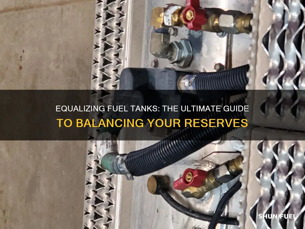 how to equalize fuel tanks