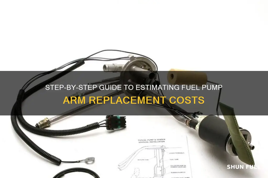 how to est fuel pump arm