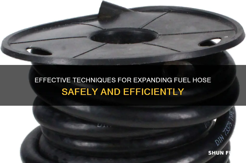 how to expand fuel hose