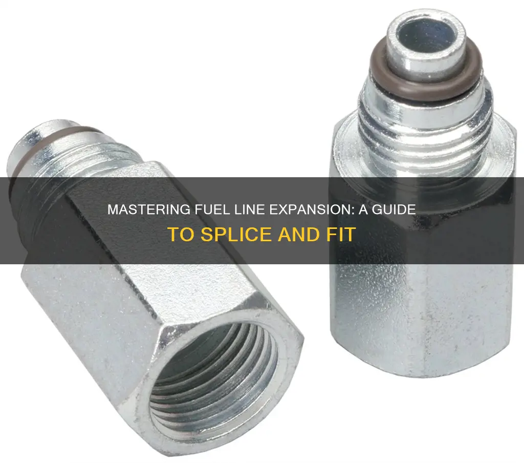 how to expand fuel line to fit splice