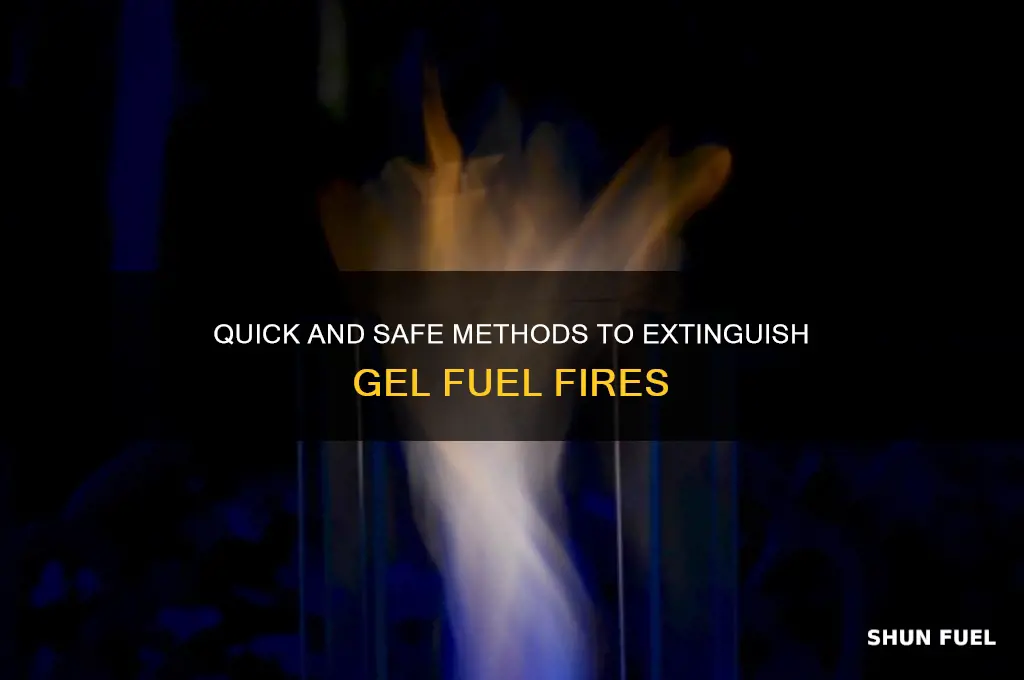 how to extinguish gel fuel