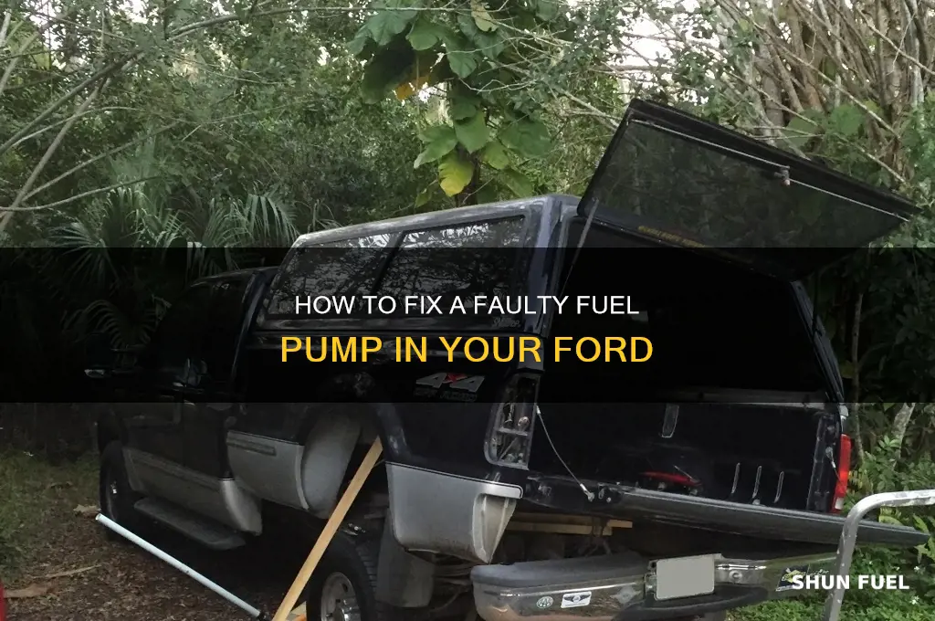 how to f fuel pump in fo