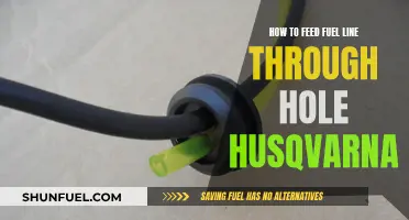 Feeding Fuel Line Through Hole in Your Husqvarna: Easy Guide