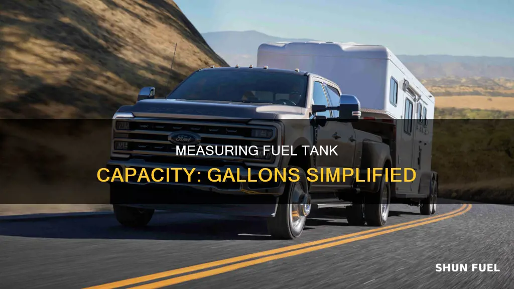 how to fid how many gal in a fuel tank