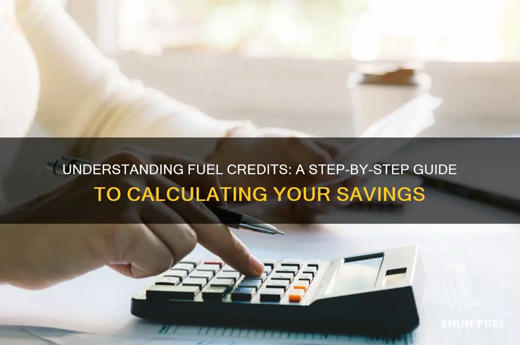 how to figure fuel credits