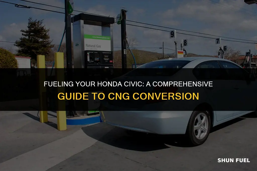 how to fill a cng honda civic