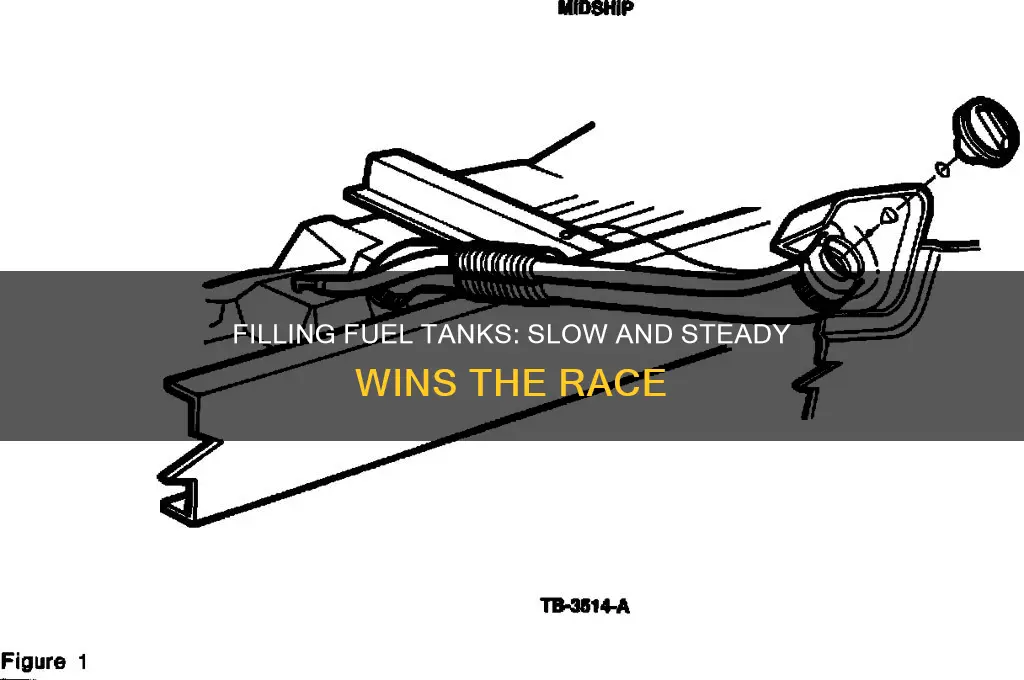 how to fill a fuel tank slowly