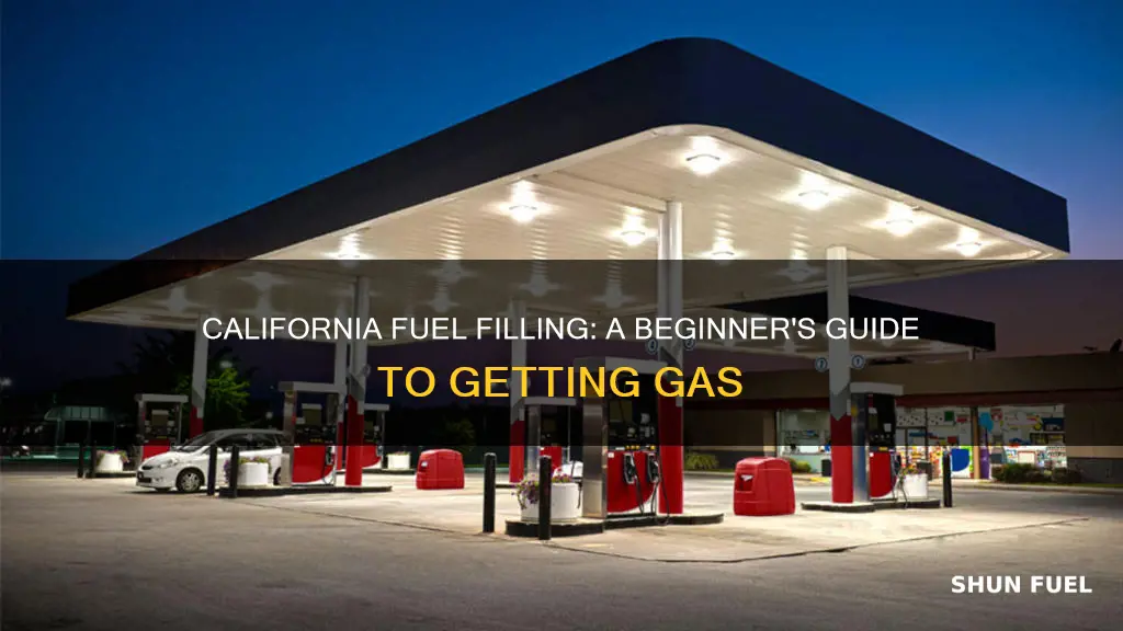 how to fill fuel in cars california