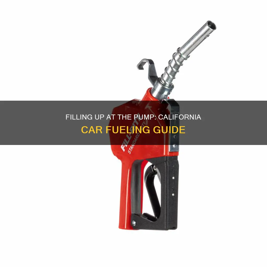 how to fill fuel in cars california