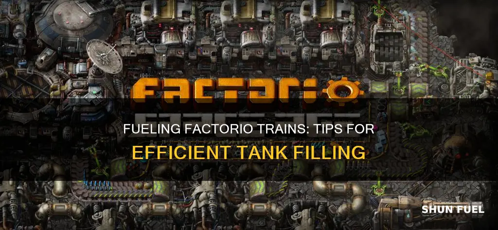 how to fill fuel tanks on train factorio