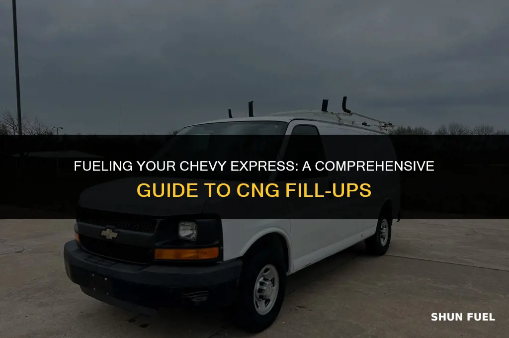 how to fill up cng chevy express