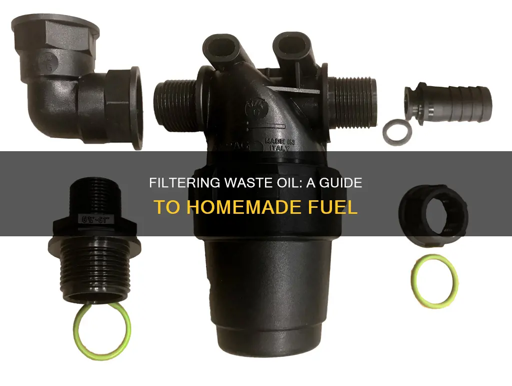 how to filter waste oil for fuel