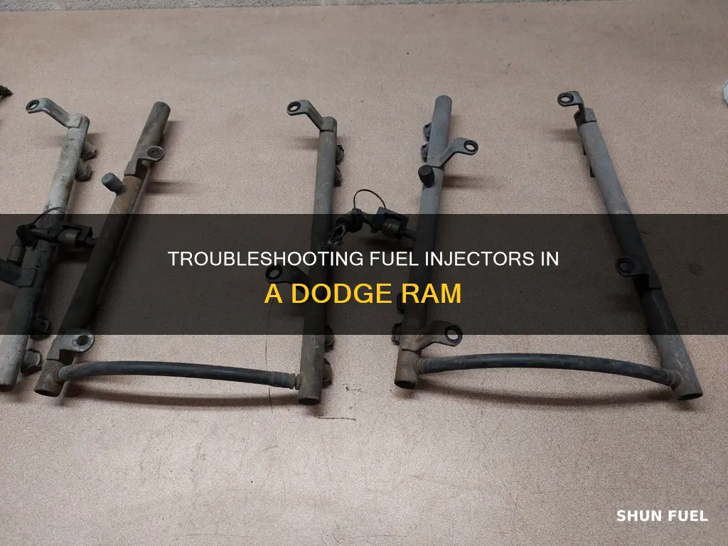 how to find a bad fuel injector dodge ram