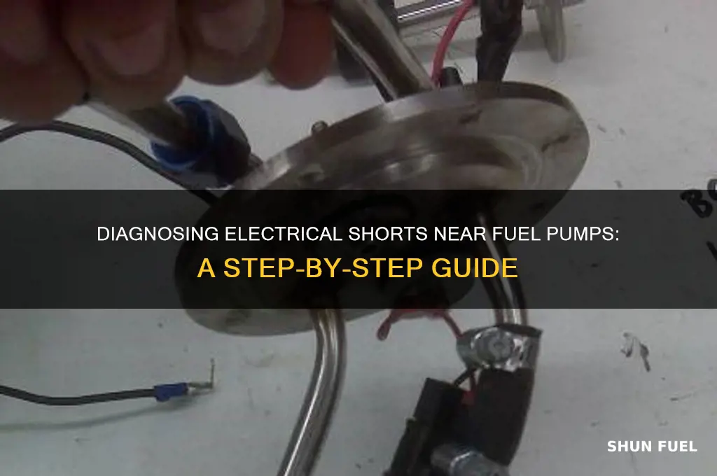 how to find a electrical short around fuel pump