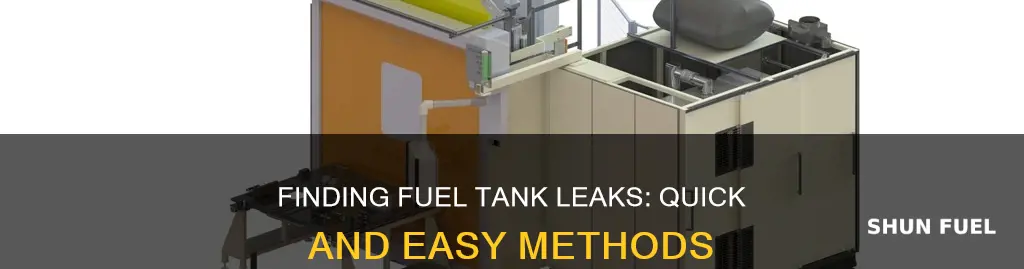 how to find a fuel tank leak