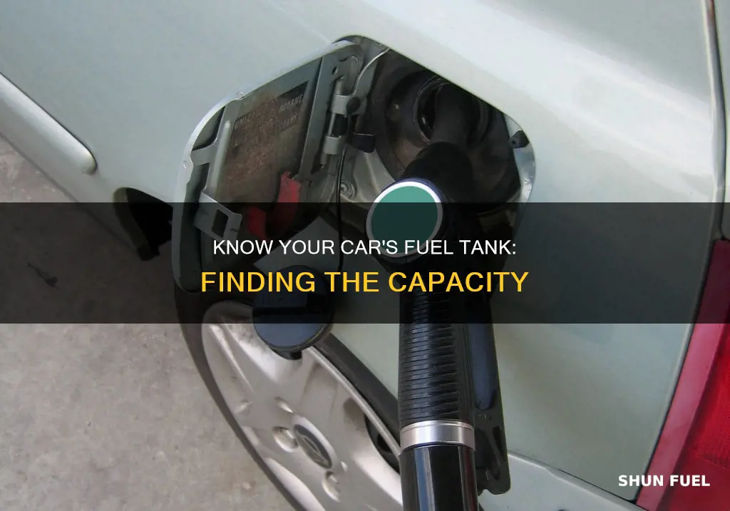 how to find car fuel tank capacity