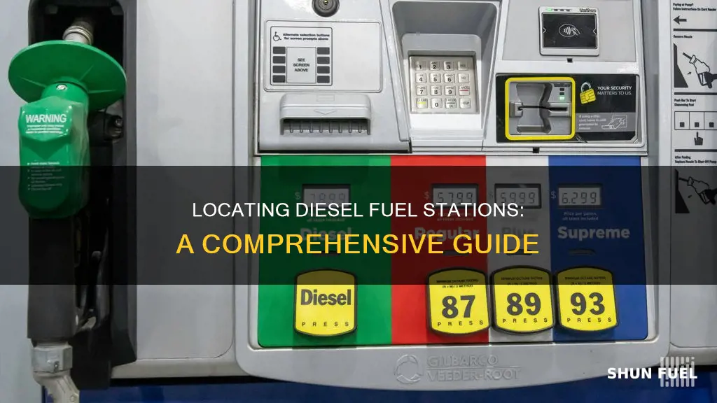 how to find diesel fuel stations