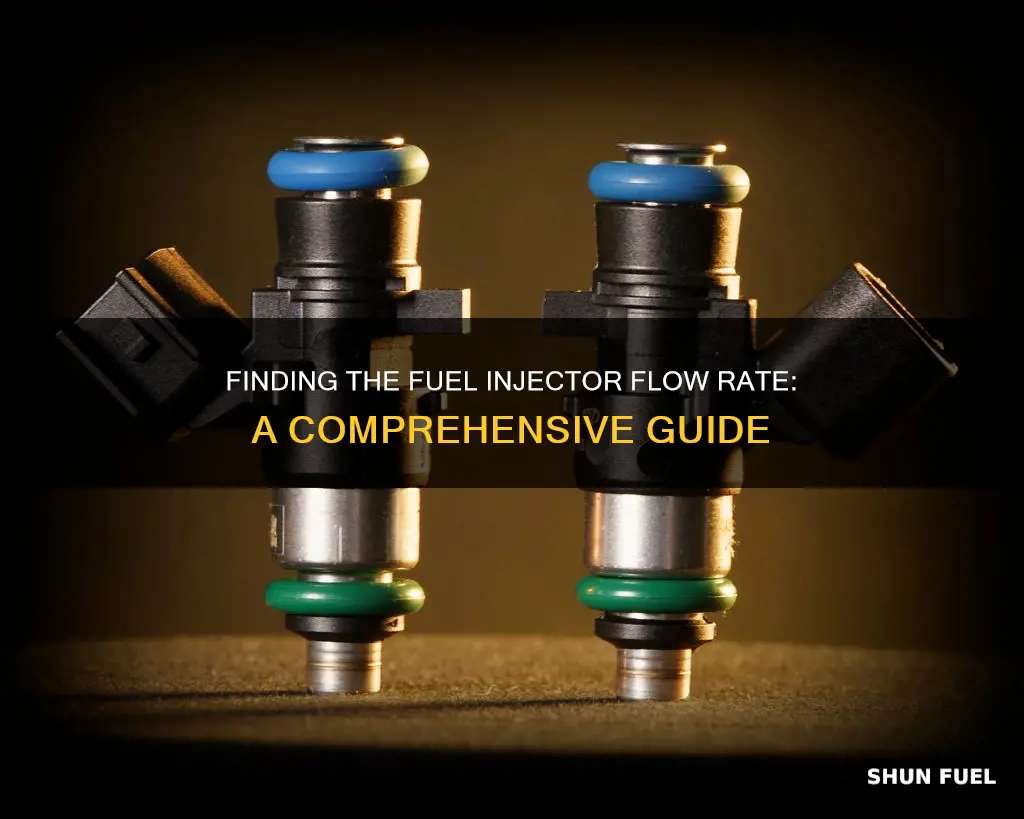 how to find fuel injector flow rate