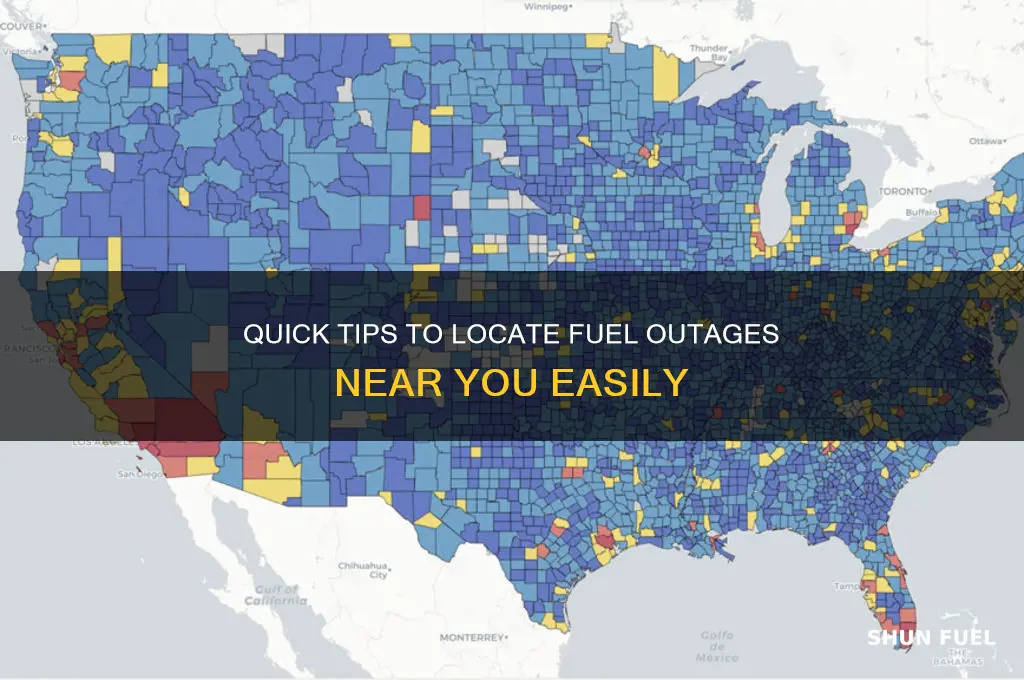 how to find fuel outages