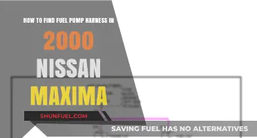 Locate the Fuel Pump Harness in Your 2000 Nissan Maxima