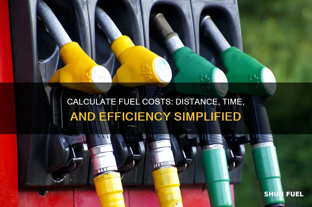 how to find fuel spent using distance and time