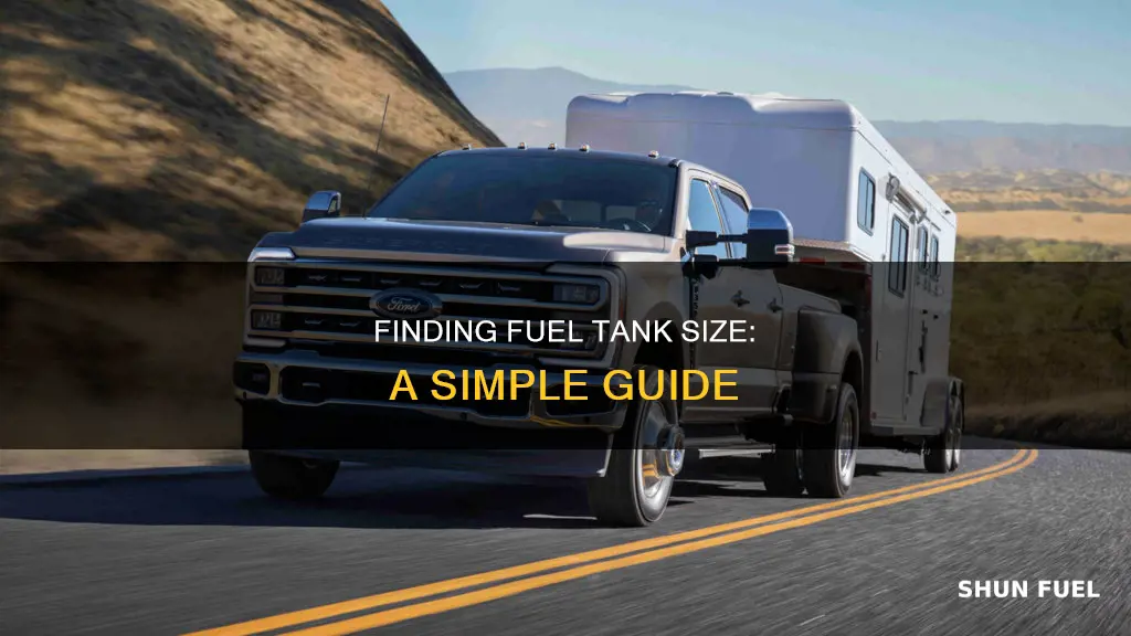 how to find fuel tank size