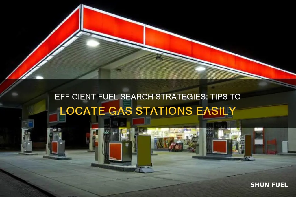 how to find fuel