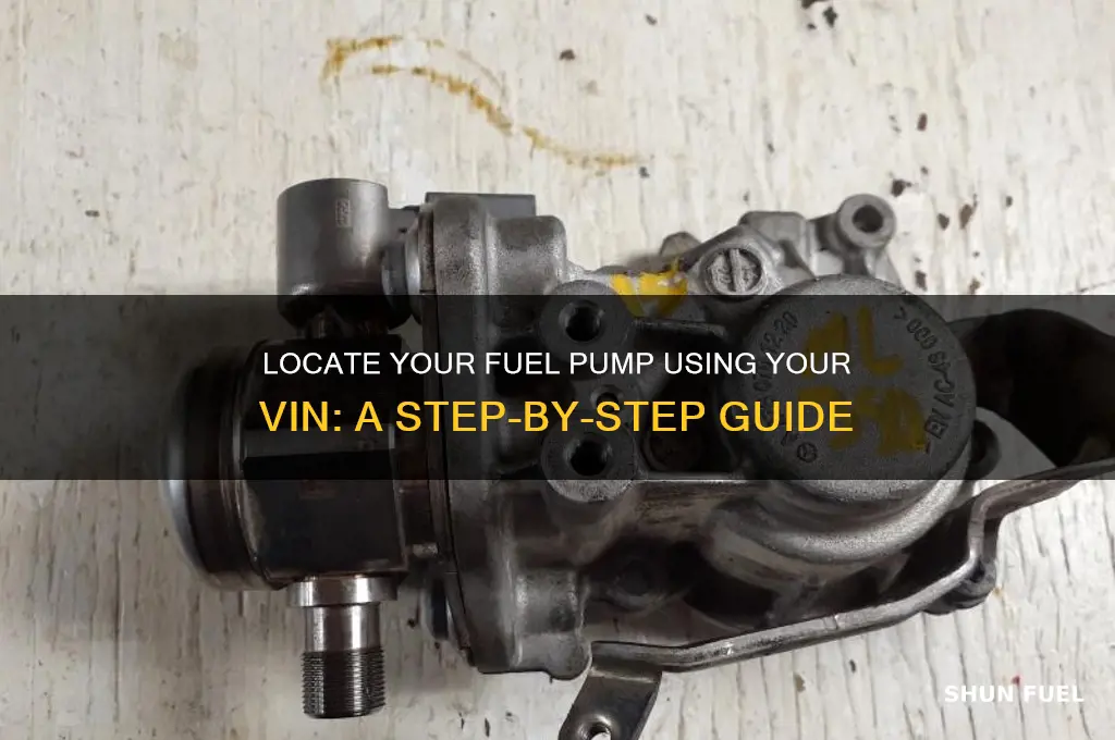 how to find my fuel pump by vin number