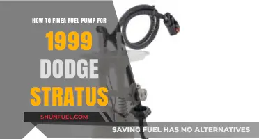 Finding the Right Fuel Pump for Your 1999 Dodge Stratus