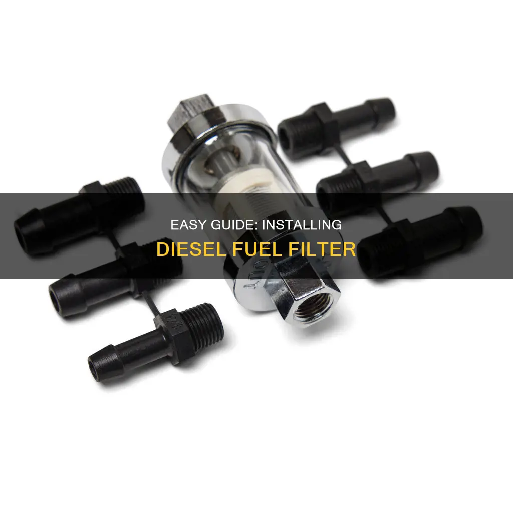 how to fit a diesel fuel filter