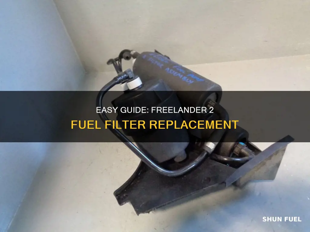 how to fit freelander 2 fuel filter