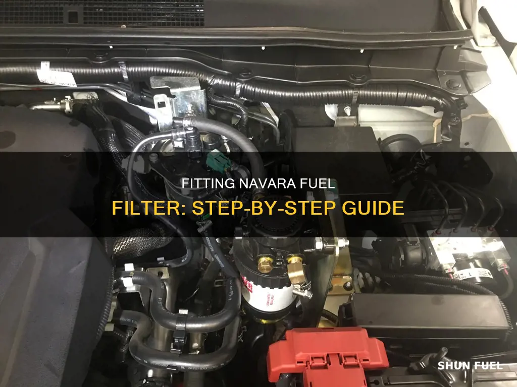 how to fit navara fuel filter