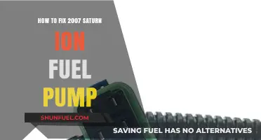 Fixing Your 2007 Saturn Ion Fuel Pump: A Step-by-Step Guide