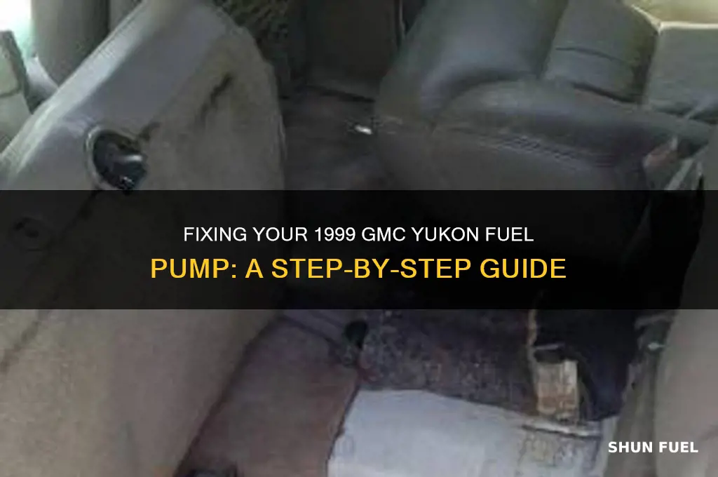 how to fix 99 gmc yukon fuel pump