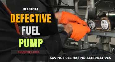 Fixing a Defective Fuel Pump: Step-by-Step Repair Guide