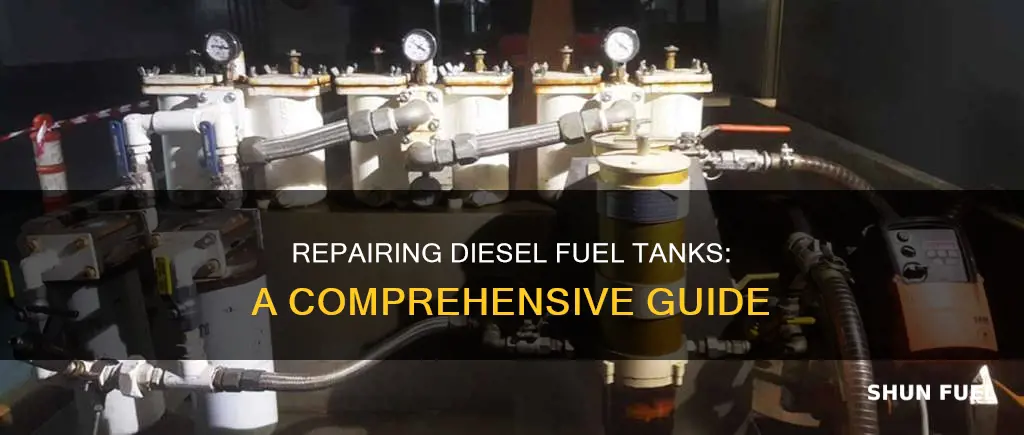 how to fix a diesel fuel tank