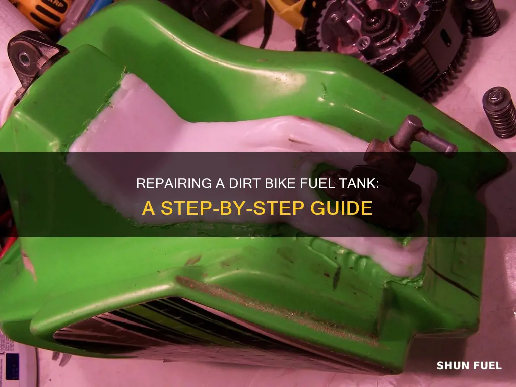 how to fix a dirt bike fuel tank